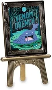 Center: Muk Venom Drench Pokémon Cinema Scares Oversize Pin, Zinc alloy / hard enamel, no gemstone