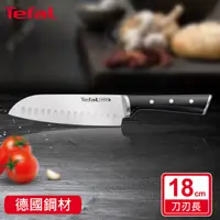 在飛比找PChome24h購物優惠-Tefal法國特福 冰鑄不鏽鋼系列日式主廚刀18CM