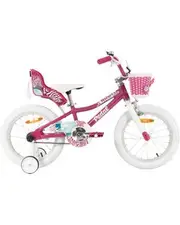 Pedal Hoot 16" Alloy Kids Bike Pink/White