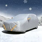 Anti-Hail Car Cover for Dacia Sandero I 2008-2012, Hail Blanket for Cars Full Cover All-Weather Protection Car Cover with Reflective Strips