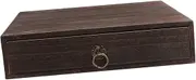 DOITOOL Wooden Desk Drawer Organizer Desk Box Drawer Desktop Storage Box Decor Gadget Trays