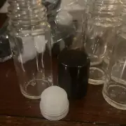 Empty Glass roll on bottles Perfume Essential Oils Perfume- Aromatherapy ( 10 )