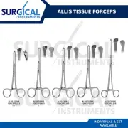 Range of Allis Tissue Forceps Clamp Individual & Sets OB/GYN Instrument German G