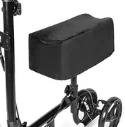Knee Scooter Cushion Cover, Knee Scooter Pad for Comfort, Memory Foam Cushion Knee Walker Accessories with Removable Cover, 2'' Thick Fits Most Knee Walker Models