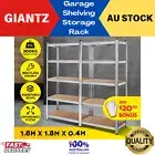 Giantz 2x1.8M Garage Adjustable Height Warehouse Rack Storage Shelves Pallet