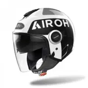 Motorcycle Helmet Jet Sun Visor Airoh Helios UP White Gloss