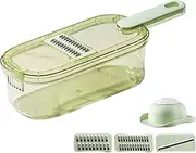 Kitchen Slicer - Cucumber Slicer,Kitchen Tool with Container Vegetable Grater for Food Prep Restaurant Salad Potato Carrot BBQ Camping