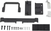Rc Front Bumper, Aluminum Alloy Stainless Steel Rc Front Bumper, Black Rc Front Bumper For Traxxas Trx4m Defender 1/18