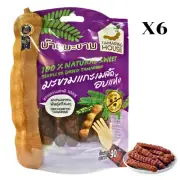 Tamarind Seedless Dried Natural Sweet Fruit Thai Snack Delicious Gift 90g x6