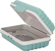 Leakproof Travel Soap Dish with Lid Draining Soap Bar Holder Portable Draining