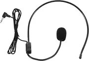 Toyvian Microphone Mic Headset Mic Headphones PVC Black