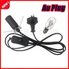 E14 Salt Lamp Power Cord Himalayan 1.8m Dimmer Switch or ON/OFF Button with Bulb