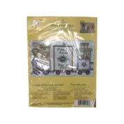 Bucilla Choo Choo Train Birth Record Counted Cross Stitch Kit 12.75x6.25" New