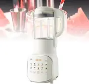 Blender Smoothie Maker, Juicer Soybean Milk Machine Noise Reduction Soft Sound, Household Multifunctional Food Processor, 12h Smart Reservation, for Smoothies, Milkshakes, Soy Milk, Juice