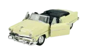 WELLY OLD TIMER 1953 FORD CRESTLINE SUNLINER BEIGE 1:34 DIE CAST METAL MODEL NEW