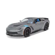 Maisto Licensed 1:24 Scale Chevrolet Corvette Grand Sport 2017 Diecast Model Toy Car Grey