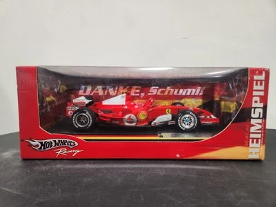 Michael Schumacher Danke Schumi Hockenheim 248 F1 Hot Wheels 1:18 2006 New