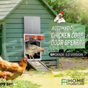 Petscene Automatic Upgraded Chicken Coop Door Kit Auto Chicken Door Opener