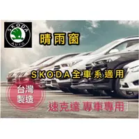 在飛比找蝦皮購物優惠-~綠茶~SKODA 全車系 晴雨窗 台灣製造 FABIA O