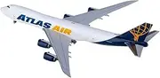 Replica 1:400 for Diecast NG78023 AtlasB747-8F N860GT Miniature Scale Display Model Aircraft Adults Collectors Hobbyists Airplane Toy