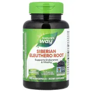Nature's Way, Siberian Eleuthero Root, 1,275 mg, 100 Vegan Capsules (425 mg per Capsule )
