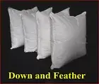 SCATTER DOWN FEATHER CUSHION INSERTS 4 - 45 X 45CM 50% GOOSE DOWN ONLINE SALE
