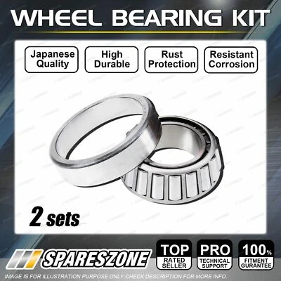 2 Rear Japanese Wheel Bearing Kit for Mitsubishi Lancer CC CE 1.5L 1.6L (for: Mitsubishi)