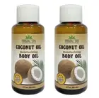 Primal Spa COCONUT Body Oil For Smoother Softer Skin & Hair Prevent Wrinkles 3oz