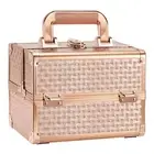 Beauty Makeup Train Case for Lady Portable Cosmetic Box Jewelry Organizer Loc...