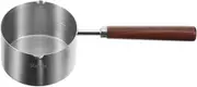 Zerodeko Small Saucepan with Lid Induction Cooking Saucepan with Spout Pouring Lip Oil Pot