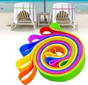 Beach Towel Band for Cruise Chairs Great Alternative to Beach Towel Clips Cruise Ship Beach Vacation Essentials 6 PCS