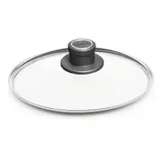 Woll Diamond Lite Safety Glass Fixed Knob 18cm Lid Cover For Cookware Clear