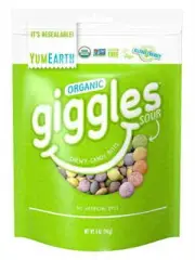 YumEarth Organic Sour Giggles Chewy Candy, Pack of 10 (5 Oz) - Allergy Friendly,