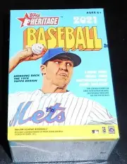2021 Topps Heritage Baseball SEALED BLASTER BOX 8 Packs
