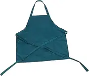 [WRITWAA] Halter Neck Apron Work Apron Dish Apron Cooking Apron Gardening Apron Workshop Apron Heavy Duty Apron Kitchen Apron Dishwasher Apron Adjustable Apron Polyester Cotton Dark Green