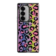 Galaxy Z Fold6 Impact Case Neon Psychedelic Animal Print