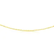 9ct Yellow Gold Fine Trace 35 Gauge 45cm Chain