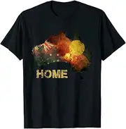 keoStore Aboriginal Art Aboriginal Flag Aussie Gift Map of Australian ds004 T-Shirt