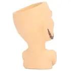 Face Planter Pot With Drainage Hole Man Face Flower Pot Head Planter Muscular A