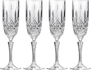 [Marquis by Waterford] Markham Flute Set of 4, 4 Count (Pack of 1), Clear