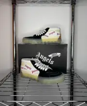 Men's 6.5US - Vans Sk8-Mid VLT LX x Palm Angels 'Black' VN0A7TNH78C