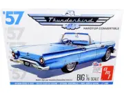 Skill 3 Model Kit 1957 Ford Thunderbird Convertible 2-in-1 Kit 1/16 Scale Model