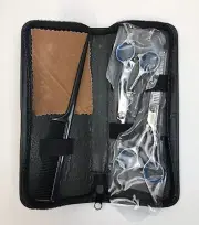 Schone Hair Cutting Scissors Shears Professional Set with Comb and Case