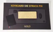 Official Linus Tech Tips LTT Limited Edition Gold Keyboard Pin BRAND NEW
