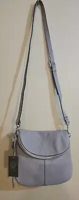 NWT Vince Camuto Genuine Leather Cory Large Crossbody Purse Cozy Blue Style