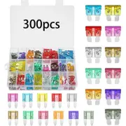 300Pcs Car Blade Fuse Assortment Assorted Kit Blade Set Auto Truck Automotive I