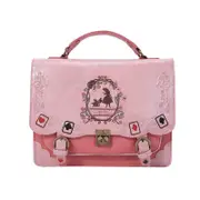 Nevenka Women Handbag Purse Vintage Messenger Bag Cute PU Leather Backpack-Pink