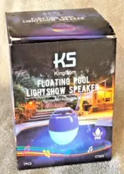 New In Original Box - Floating Pool Bluetooth Light Show Speaker Kingsom CT602