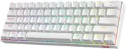 Redragon K530 Pro Draconic 60% Wireless RGB Mechanical Keyboard, BT/2.4Ghz/Wired 3-Mode 61 Keys Compact Gaming Keyboard w/Hot-Swap Socket, Free-Mod Plate Mounted PCB & Linear Red Switch