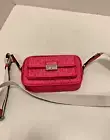 Michael Kors MK Bradshaw Women XS Camera Crossbody Bag Handbag Purse Dragonfruit